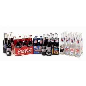 Vintage Pepsi & Coca-Cola Glass Bottle Collection – Super Bowl, Shaq Pack,NASCAR